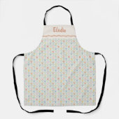 Wilde Bloem Bloemige All-Over Print Schort (Voorkant)
