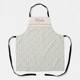 Wilde Bloem Bloemige All-Over Print Schort