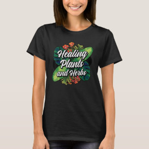 Wilde bloem boheemse tuin voor tuiniers t-shirt