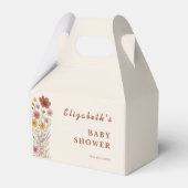 Wilde Bloem Boho Baby Shower Bedankdoosjes (Voorkant Zijde)