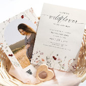 Wilde Bloem Boho Baby Shower Groene Decoratie Kaart