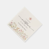 Wilde bloem Boho baby shower Servet (Hoek)
