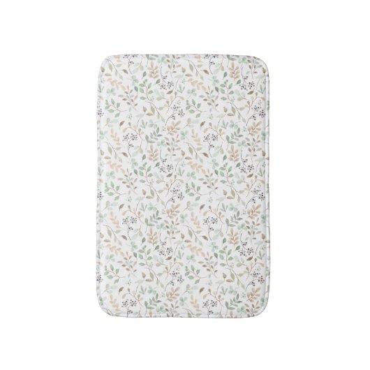 Wilde Bloem Boho Badmat (Voorkant Verticaal)
