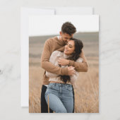 Wilde Bloem Boho Botanische Foto Save The Date (Achterkant)