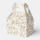 Wilde bloem Boho Bruidsdouche In Bloom Tuin Bedankdoosjes (Achterkant)