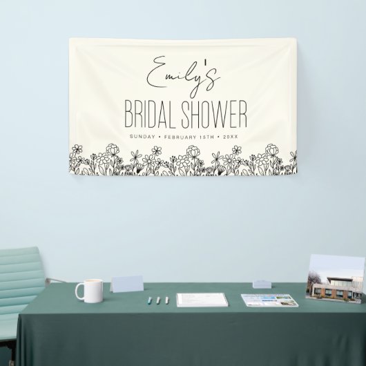 Wilde Bloem Boho Bruidsfeest Bloemstuk Spandoek (Beurs)