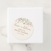 Wilde Bloem Boho Bruidsfeest Liefde in Bloei Tuin Bedankjes Labels (In situ)