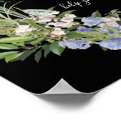 Wilde Bloem Boho Chic Bloemenkrans Kaarten & Cadea Poster (Hoek)