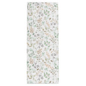 Wilde Bloem Boho Naam Monogram Wijn Cadeautas (Achterkant)