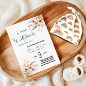 Wilde Bloem Boho Pampas Gras Baby Shower Groene Ti Kaart