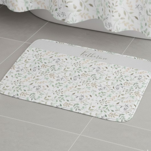 Wilde Bloem Boho Persoonlijk Badmat