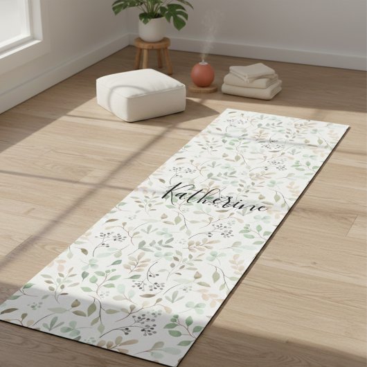 Wilde Bloem Boho Persoonlijk Yogamat