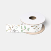 Wilde Bloem Boho Satijnen Lint (Spoel)
