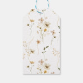 Wilde bloem Boho tuin bloemstuk Cadeaulabel (Achterkant)