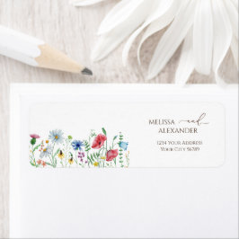 Wilde Bloem Boho Tuin Retouradres Label