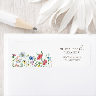Wilde Bloem Boho Tuin Retouradres Label