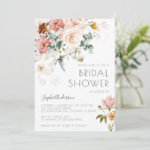 Wilde bloem Boho Waterverf Floral Vrijgezellenfees Kaart (Staand voorkant)