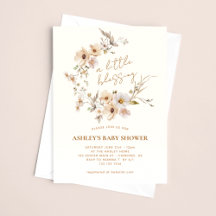 Wilde Bloem Boho Zegen Baby Borrel