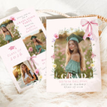 Wilde bloem Boog Afstudeerfeest Fotocollage