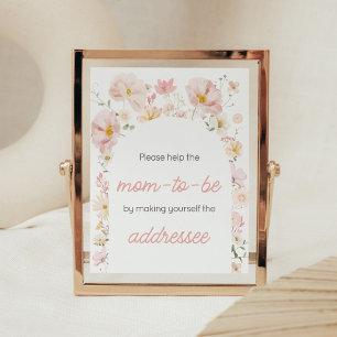 Wilde Bloem Boog Baby in Bloom Envelopestation Poster