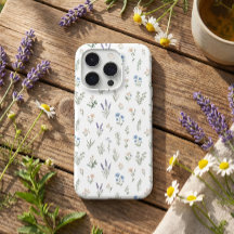 Wilde Bloem Botanische Blauwe Lavendel Bloem Boho