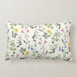 Wilde bloem Botanische Floral Lumbar Pillow Kussen