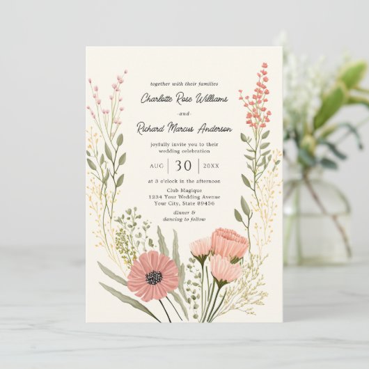 Wilde bloem Botanische Tuin Ivory Foto's in Kaart (Staand voorkant)