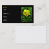 Wilde bloem - boterbloem visitekaartje (Voorkant / Achterkant)