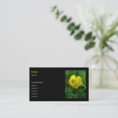 Wilde bloem - boterbloem visitekaartje (Staand voorkant)