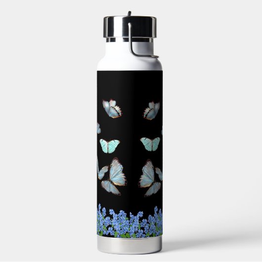 Wilde bloem Boterfly Garden Water Fles (Links)