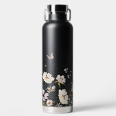 Wilde bloem Boterfly Garden Waterfles (Voorkant)