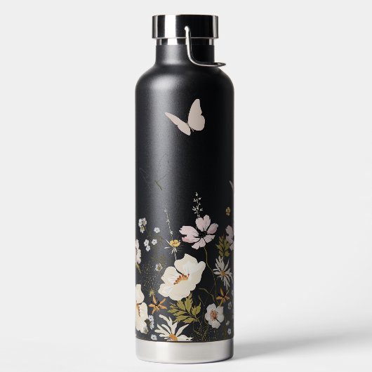 Wilde bloem Boterfly Garden Waterfles (Links)