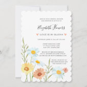 Wilde bloem Bridal Shower Invitations Kaart (Voorkant)