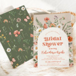 Wilde bloem Bridal Shower Kaart<br><div class="desc">Wildflower Bridal Shower Invitation Ready to be personalized by you!</div>