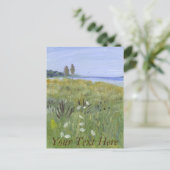 Wilde bloem briefkaart (Staand voorkant)