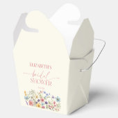 Wilde bloem bruiloft feest bedankdoosjes (Geopend)