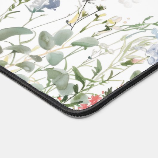 Wilde bloem bureaumat (Hoek)