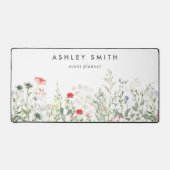 Wilde bloem bureaumat (Voorkant)