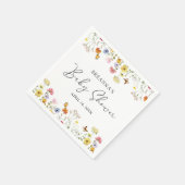 Wilde bloem Butterflies Boho Baby shower Servet (Hoek)