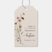 Wilde bloem cadeaulabel (Voorkant)