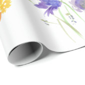 Wilde bloem cadeaupapier (Rol Hoek)