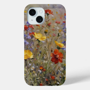 Wilde bloem iPhone 15 case