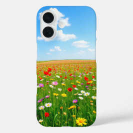 Wilde bloem iPhone 16 hoesje