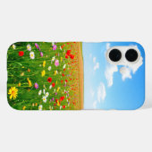 Wilde bloem Case-Mate iPhone case (Achterkant (horizontaal))