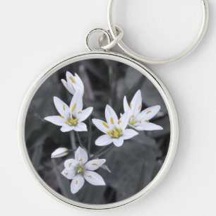 Wilde bloem Cluster Hint Kleurfoto-Sleutelhangers Sleutelhanger