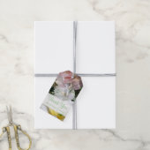 Wilde bloem Dank je cadeautjes Labels Cadeaulabel (Met Touw)