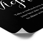 Wilde bloem Datum Nachtelijke ideeëngebarentaal Na Poster (Hoek)