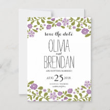 Wilde bloem | Datum opslaan