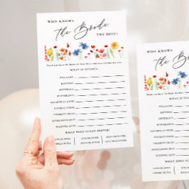 Wilde bloem die de Kaart van het spel van het groe