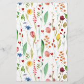 Wilde bloem die de Kaart van het spel van het groe (Achterkant)